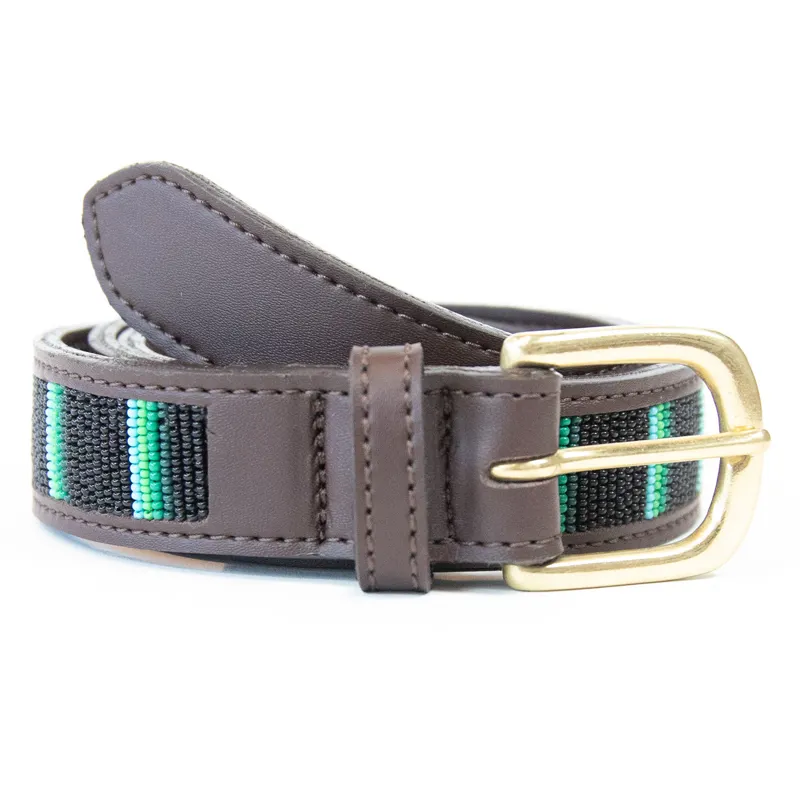 Kentucky Handmade Pearl Belt - Black-1