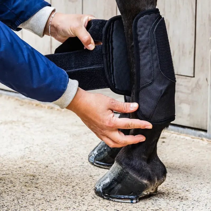 Kentucky 3D Air Flow Eventing Front Boots - Black-8