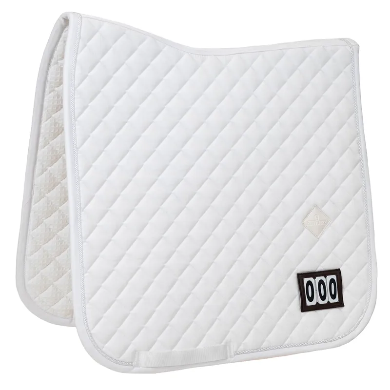 Kentucky Diamond Competition Dressage Number Saddlecloth - White