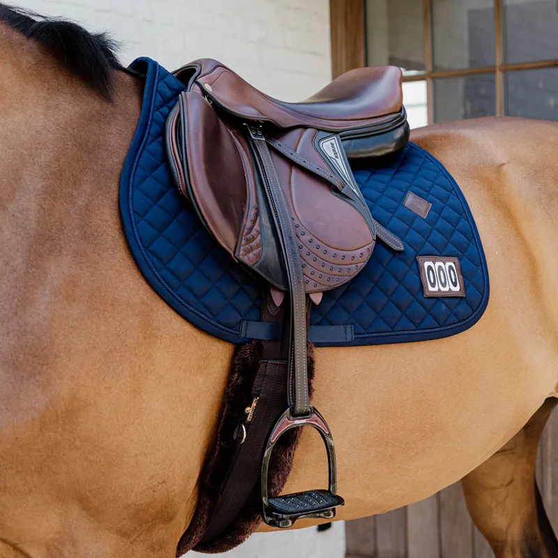 Kentucky Diamond Competition Jump Number Saddlecloth - Navy-2