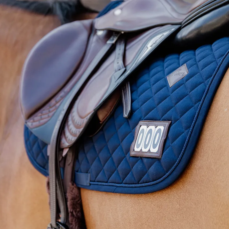 Kentucky Diamond Competition Jump Number Saddlecloth - Navy-4
