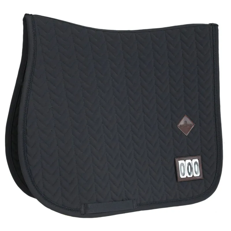 Kentucky Fishbone Competition Dressage Number Saddlecloth - Black