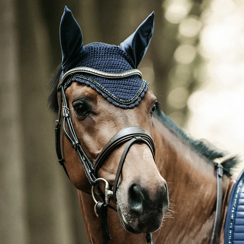 Kentucky Long Stone and Pearl Soundless Fly Veil - Dark Navy