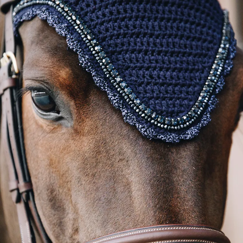 Kentucky Long Stone and Pearl Soundless Fly Veil - Dark Navy-1