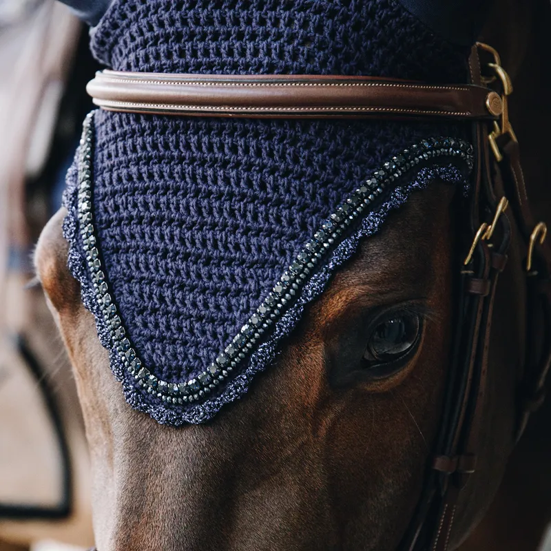 Kentucky Long Stone and Pearl Soundless Fly Veil - Dark Navy-2