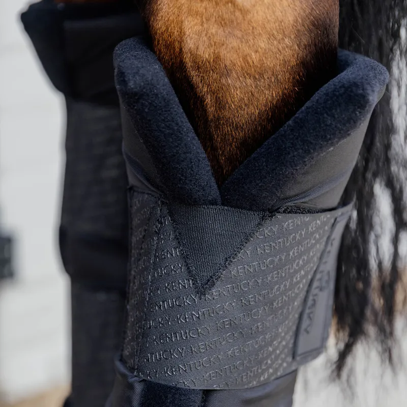 Kentucky PROtect Classic Stable/Travel Hind Boots - Black-2