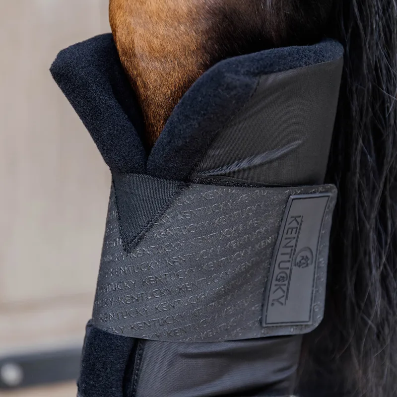 Kentucky PROtect Classic Stable/Travel Hind Boots - Black-3