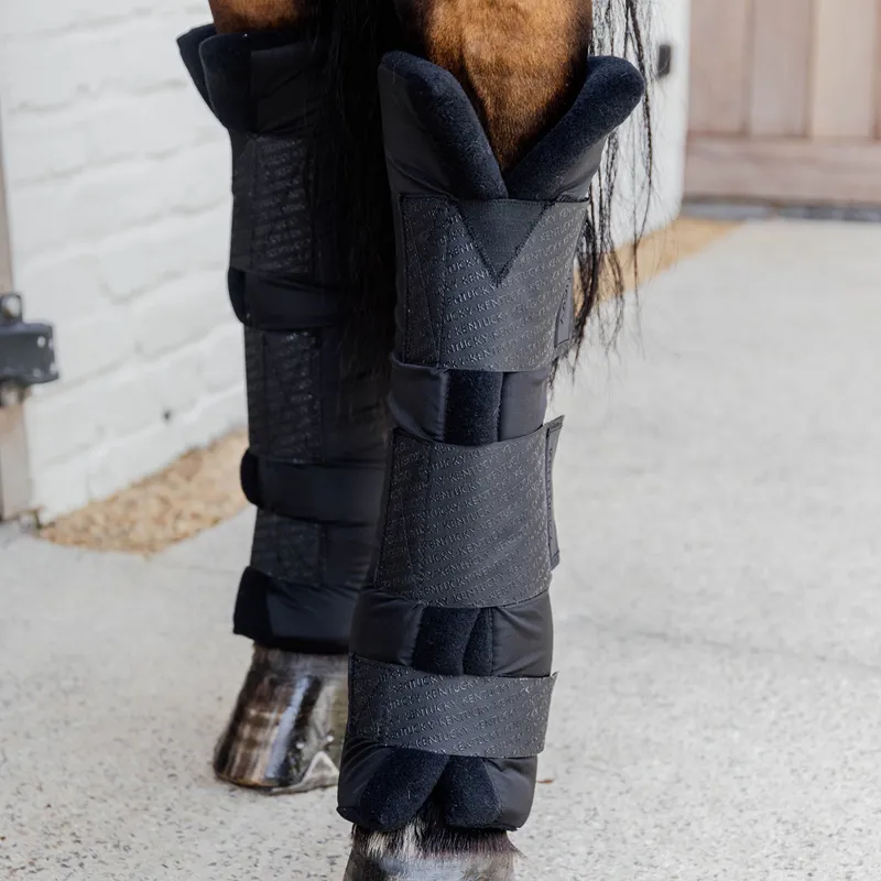 Kentucky PROtect Classic Stable/Travel Hind Boots - Black-4