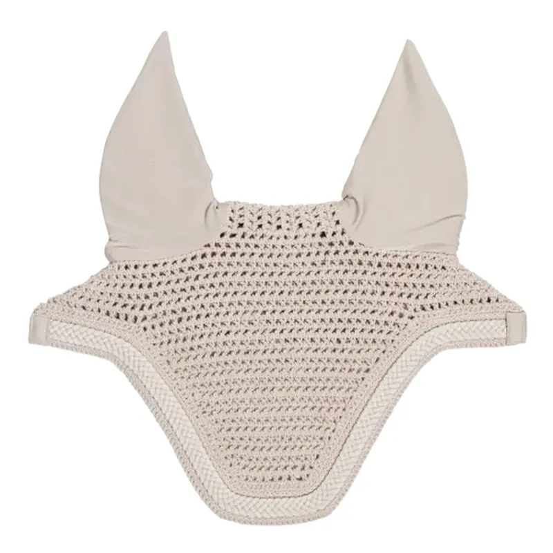 Kentucky Wellington Plaited Cord Soundless Ear Fly Veil - Beige-1