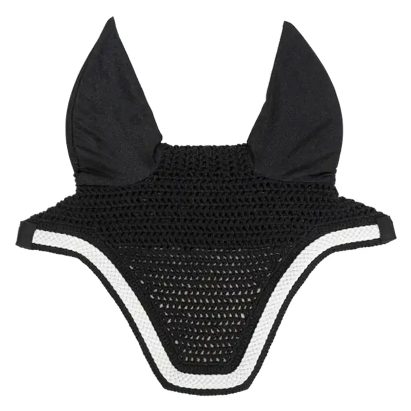 Kentucky Wellington Plaited Cord Soundless Ear Fly Veil - Black-1