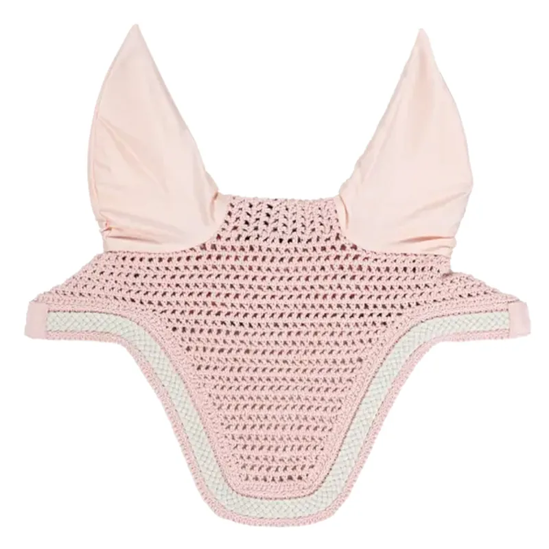 Kentucky Wellington Plaited Cord Soundless Ear Fly Veil - Light Rose-1