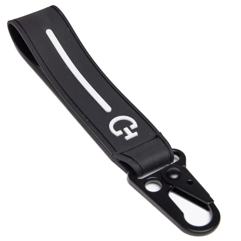 Cavalleria Toscana Logo Keyring - Black