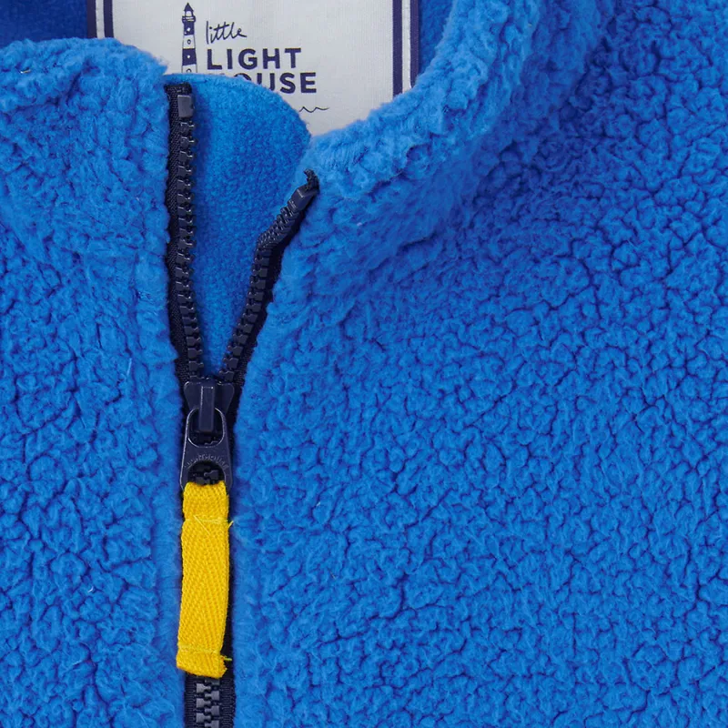 Lighthouse Kian Junior Boys Fleece - Blue-2