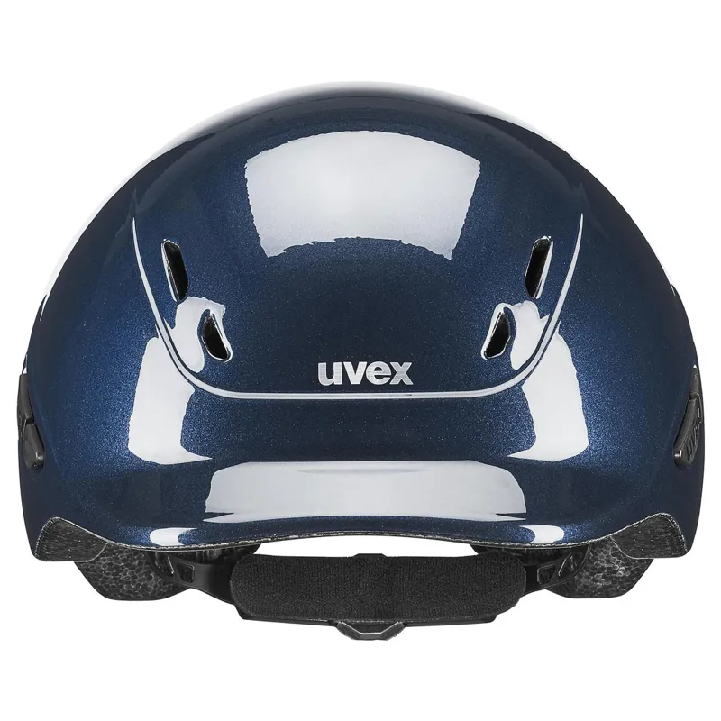 Uvex Kidoxx Dekor Riding Hat - Flower Pony/Shiny Navy-3