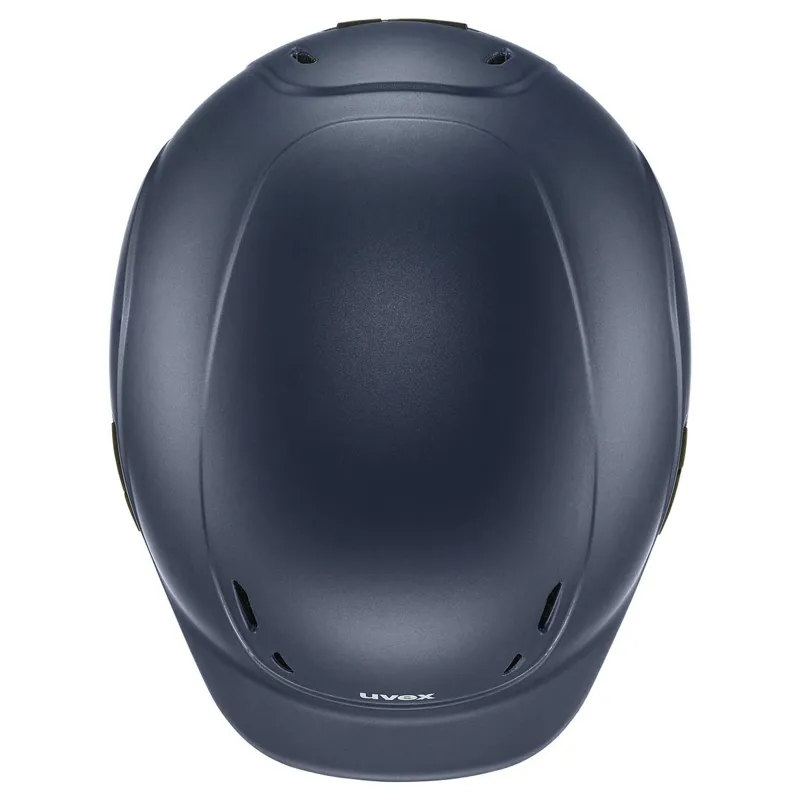 Uvex Kidoxx Matt Riding Hat - Navy-2