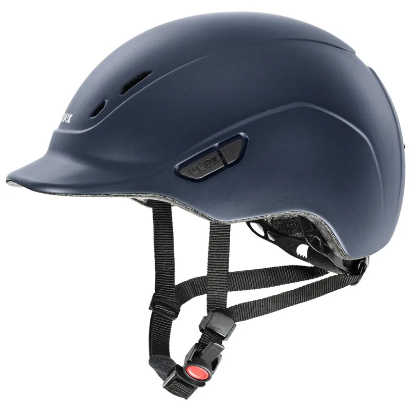 Uvex Kidoxx Matt Riding Hat - Navy