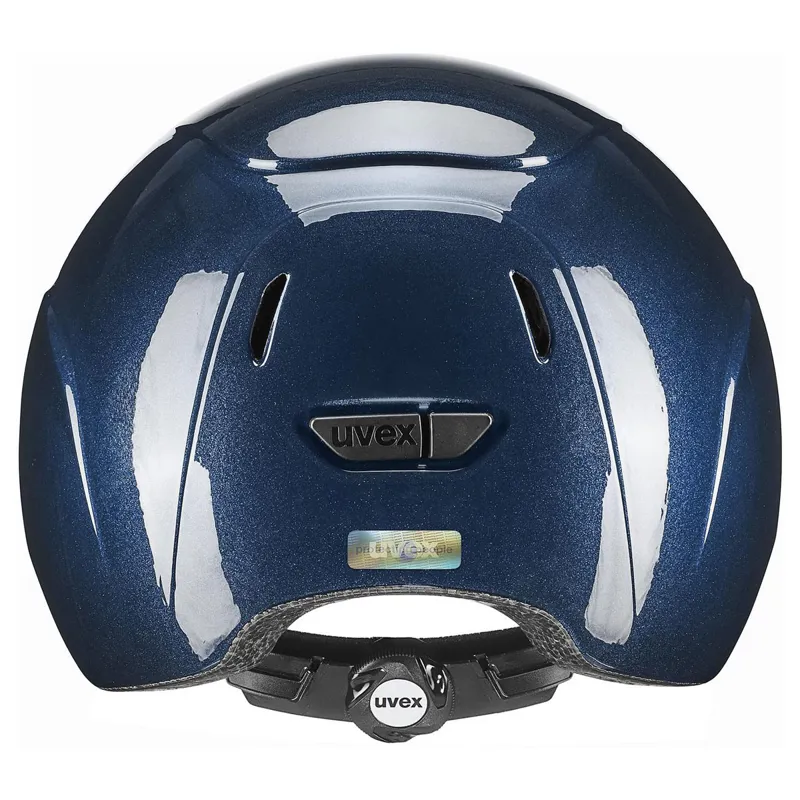 Uvex Kidoxx Shiny Riding Hat - Navy-1