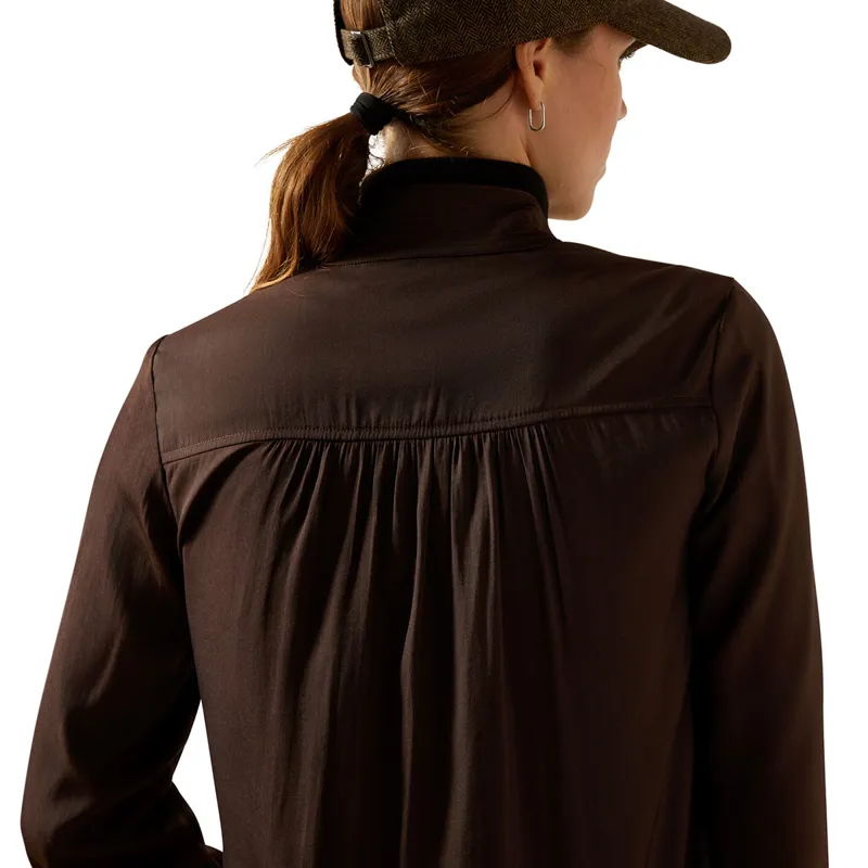 Ariat Country Kildwick Womens Blouse - Coffee Brown-4