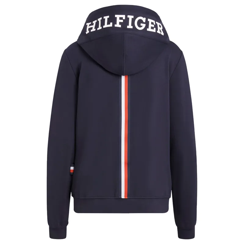 Tommy Hilfiger Kingston Ladies Zip Up Hoodie - Desert Sky-5