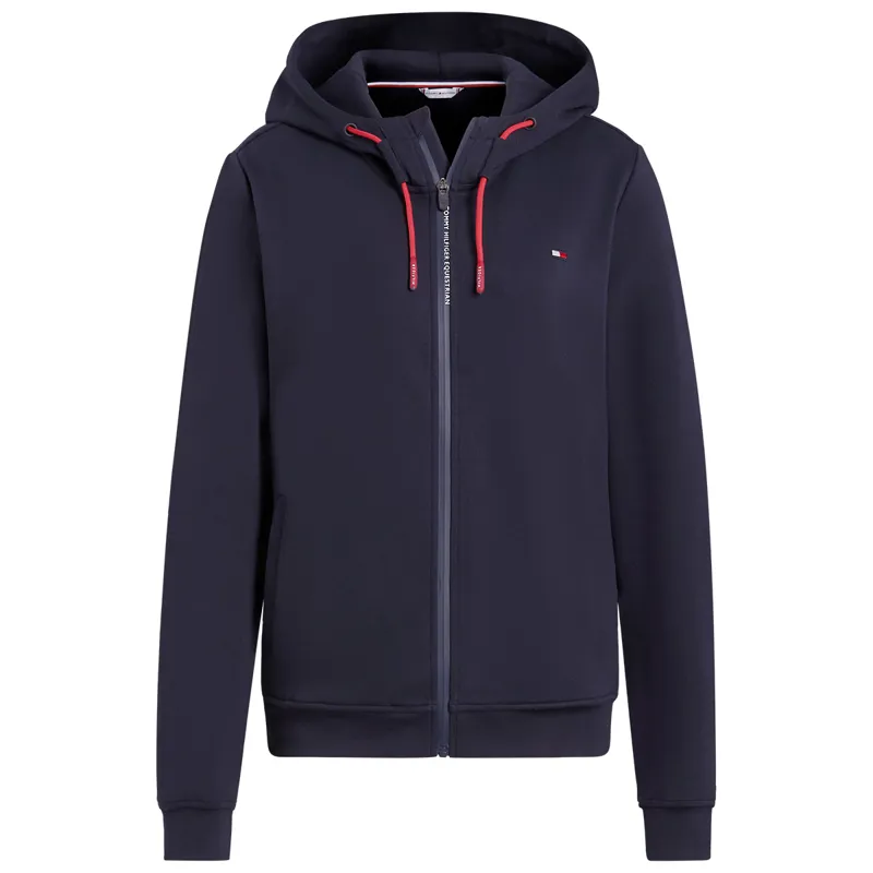 Tommy Hilfiger Kingston Ladies Zip Up Hoodie - Desert Sky-4