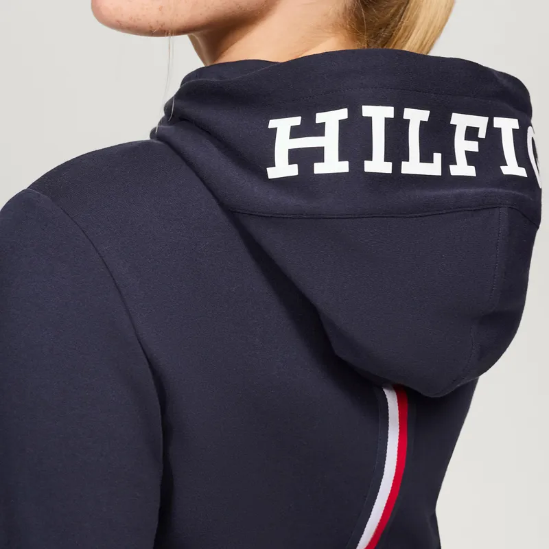 Tommy Hilfiger Kingston Ladies Zip Up Hoodie - Desert Sky-3