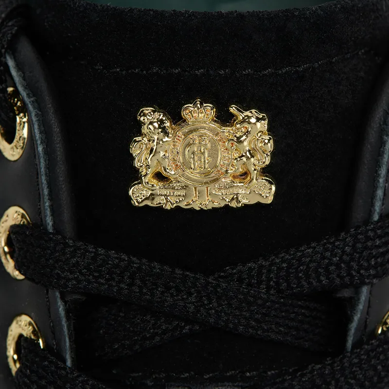 Holland Cooper Knightsbridge Ladies Court Trainers - Black-1