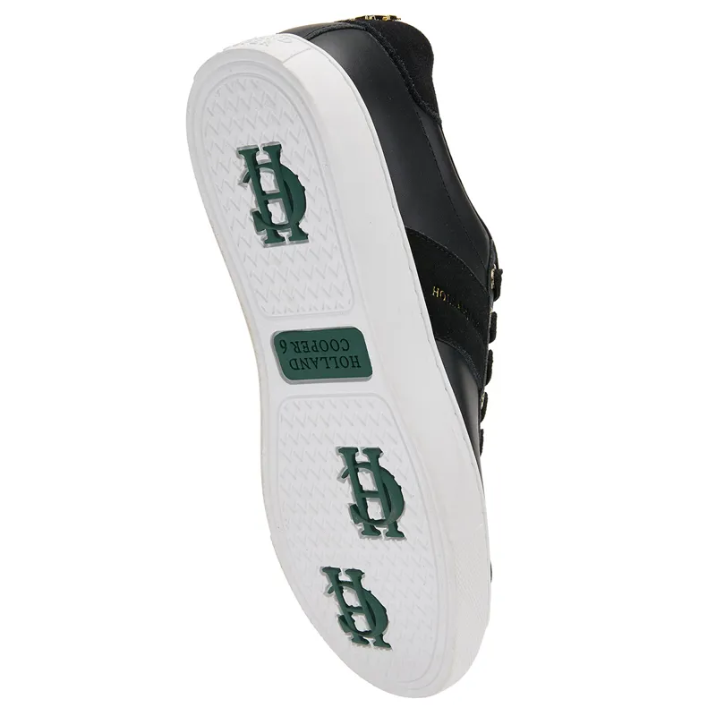 Holland Cooper Knightsbridge Ladies Court Trainers - Black-5