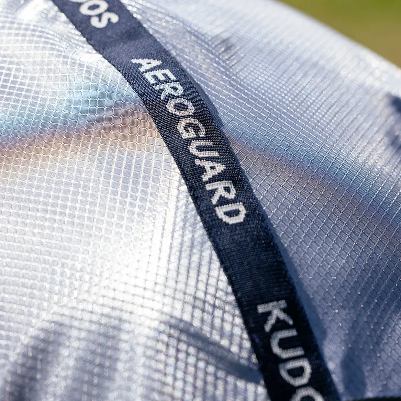LeMieux Kudos AeroGuard Detachable Neck Fly Rug - Silver-5