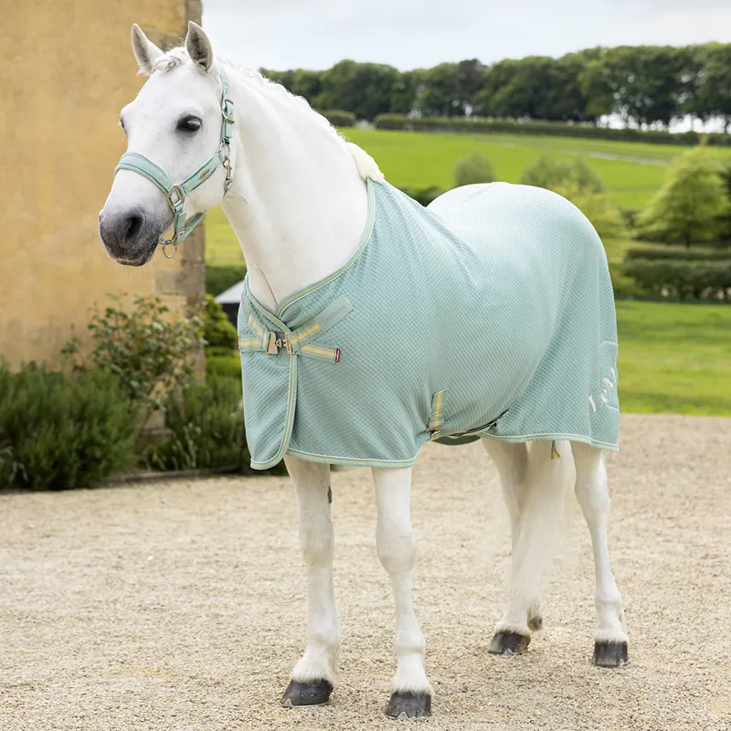 LeMieux Kudos Bamboo Cooler Rug - Aqua