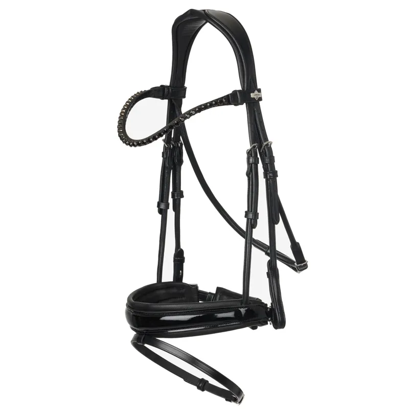 LeMieux Kudos Patent Dressage Bridle - Black
