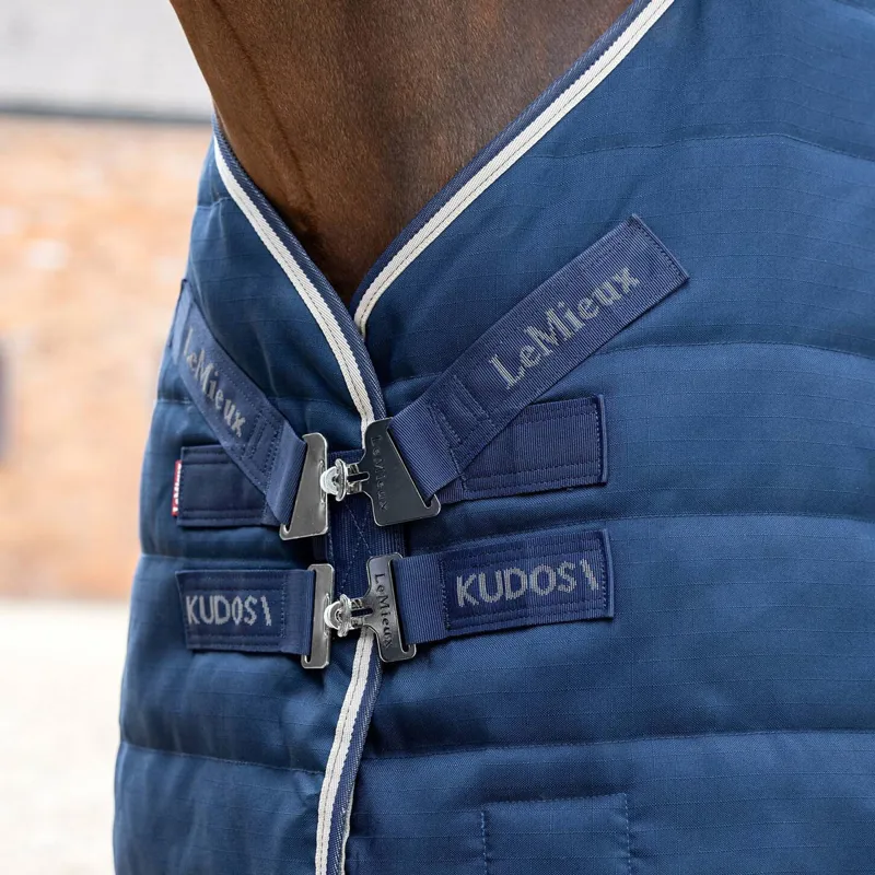 LeMieux Kudos 100g Standard Neck Stable Rug - Navy-5