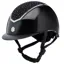 EQX Kylo Crystal Riding Hat - Black Gloss/Chrome Crystal