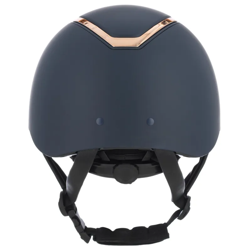 Charles Owen EQx Kylo Riding Hat - Navy Matte/Rose Gold Gloss-1
