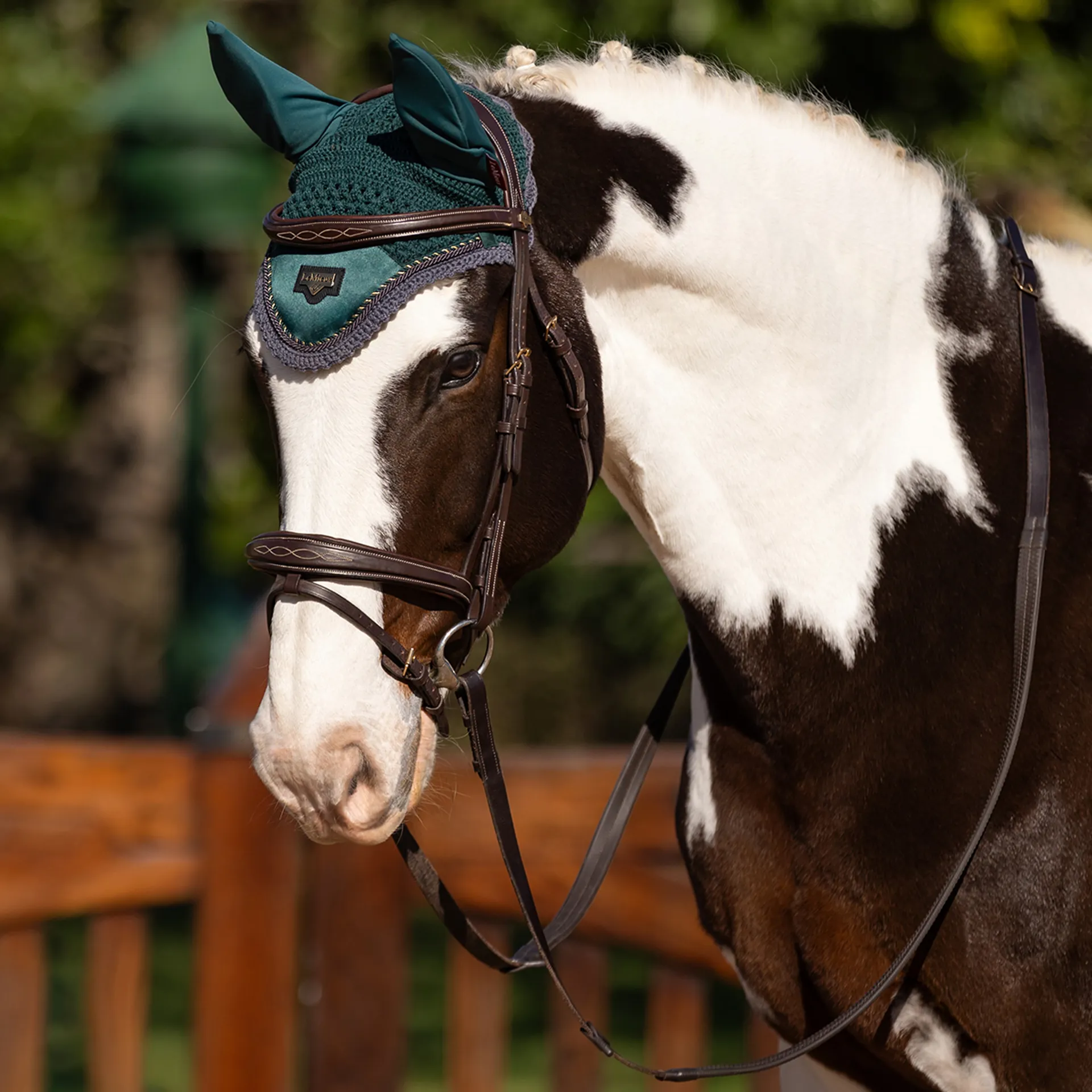 LeMieux Ultra Mesh Fly Hood: Cappuccio Mascherina Per Cavallo Traspirante Anti-Insetti