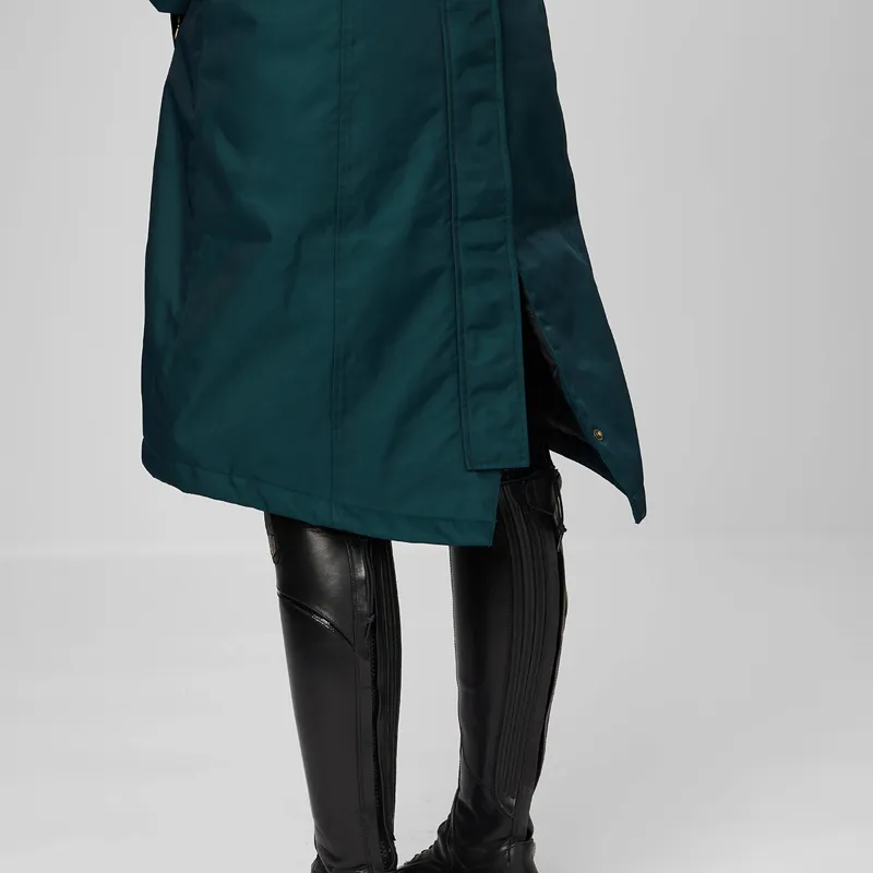 LeMieux Loire Waterproof Ladies Long Riding Coat  - Spruce-5