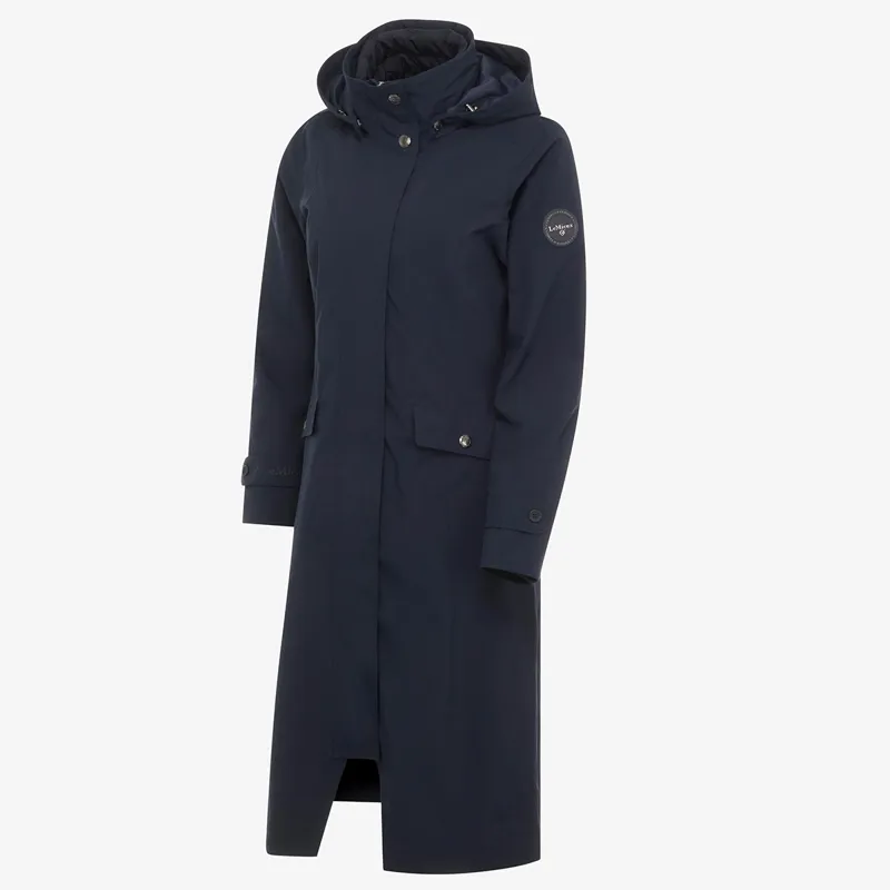 LeMieux Amelie Ladies Lightweight Long Riding Jacket - Navy-2