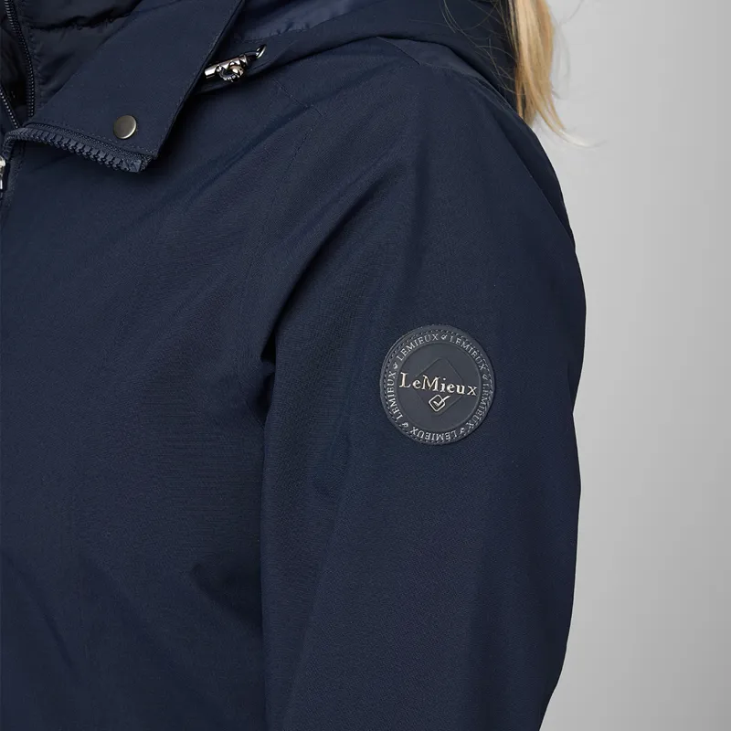 LeMieux Amelie Ladies Lightweight Long Riding Jacket - Navy-7