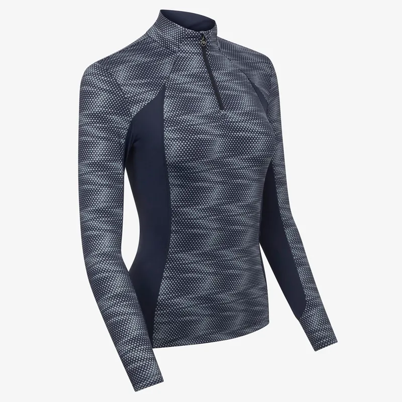 LeMieux Eleanor Reflective Ladies Base Layer - Navy-2