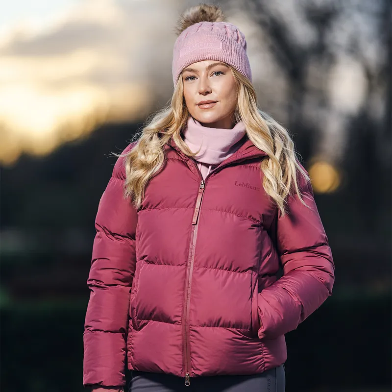 LeMieux Kenza Ladies Puffer Jacket - Orchid-7