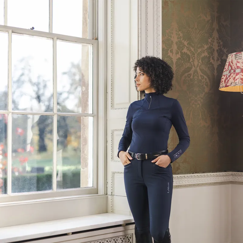 LeMieux Liberte Ladies Base Layer - Navy-8