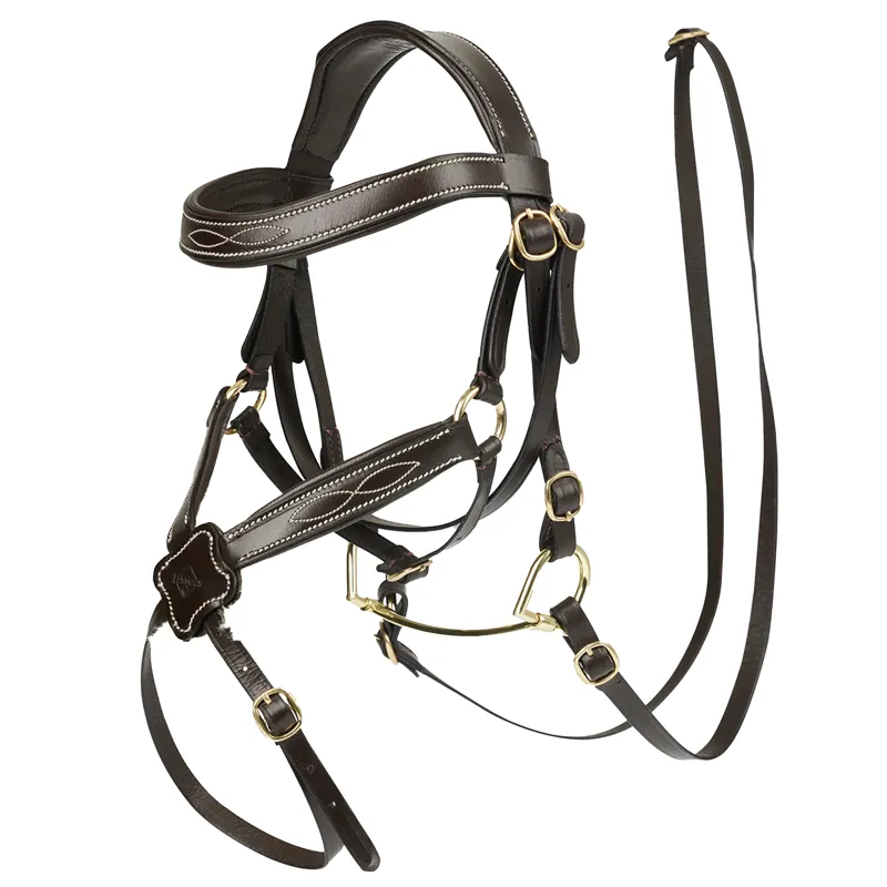 LeMieux Hobby Horse Toy Grackle Bridle - Brown