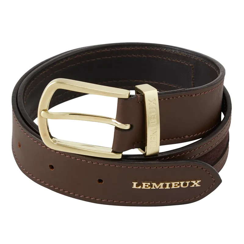 LeMieux Suede Insert Belt - Brown