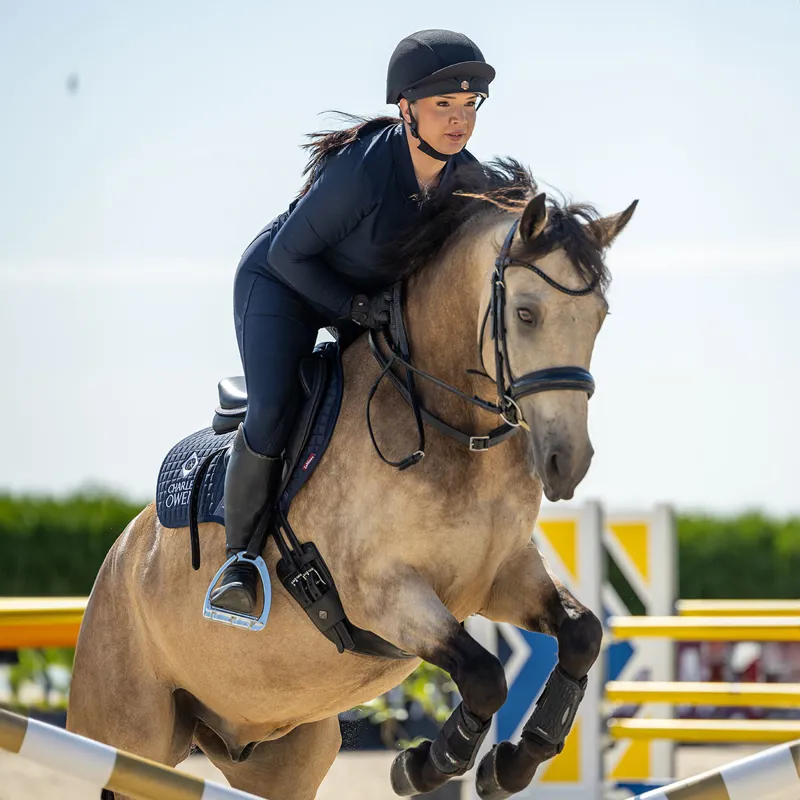 Charles Owen EQx Phoenix MIPS Skull Riding Hat - Black/Rose Gold-3