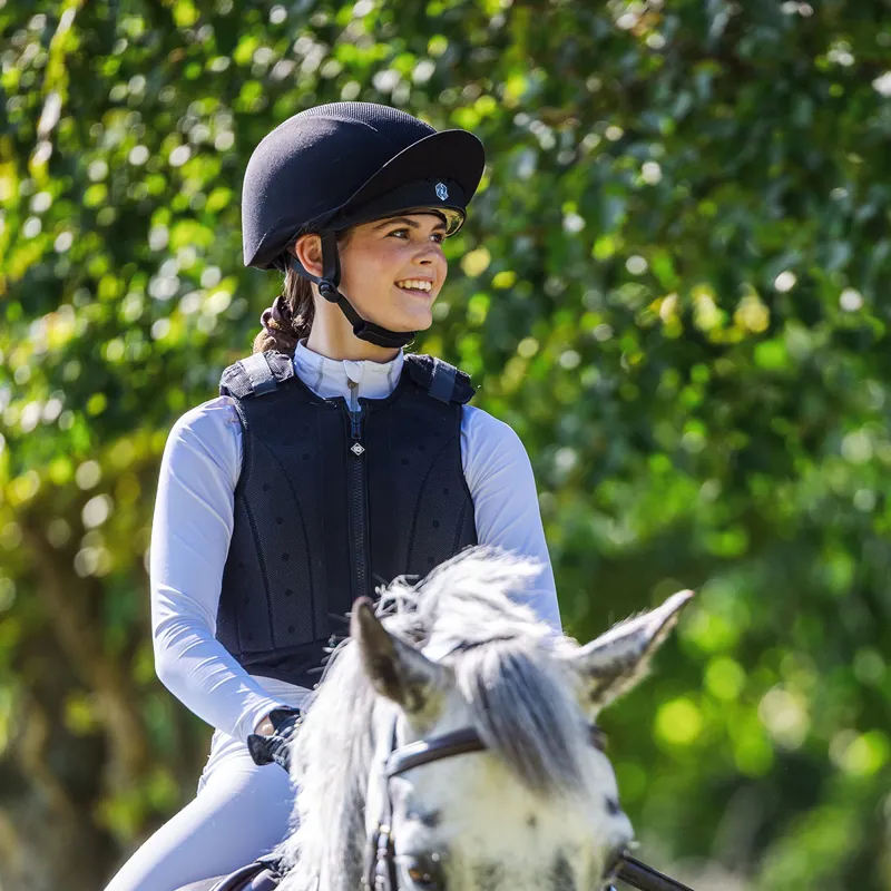 Charles Owen Kontor Junior Body Protector - Black-11