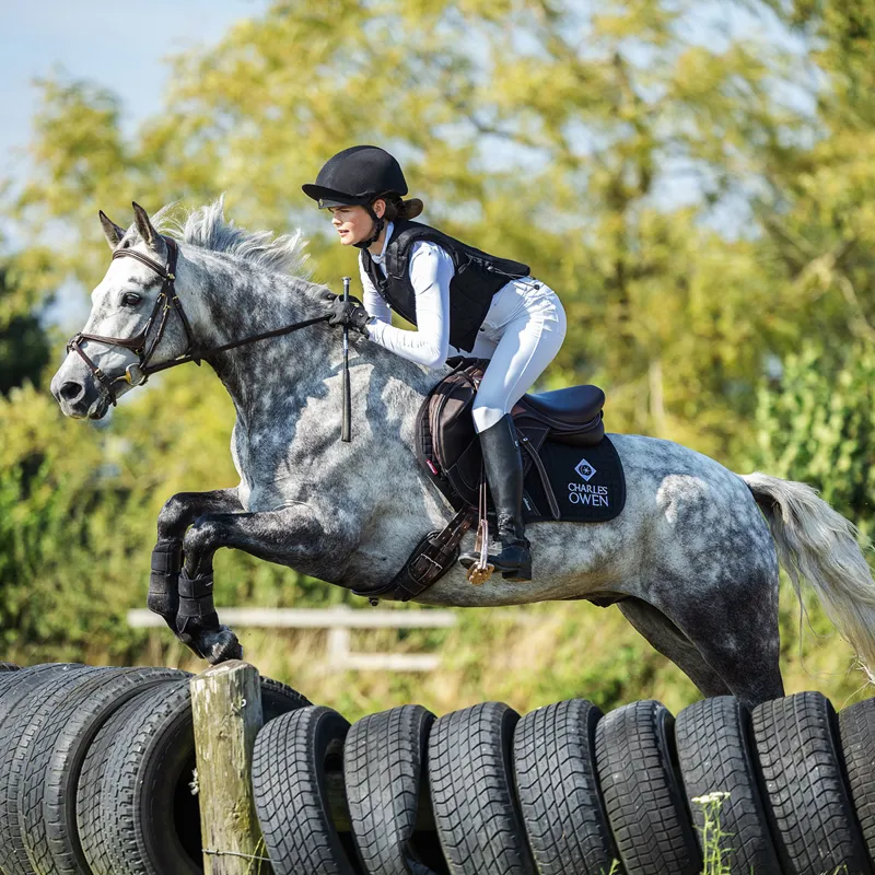 Charles Owen Kontor Junior Body Protector - Black-12