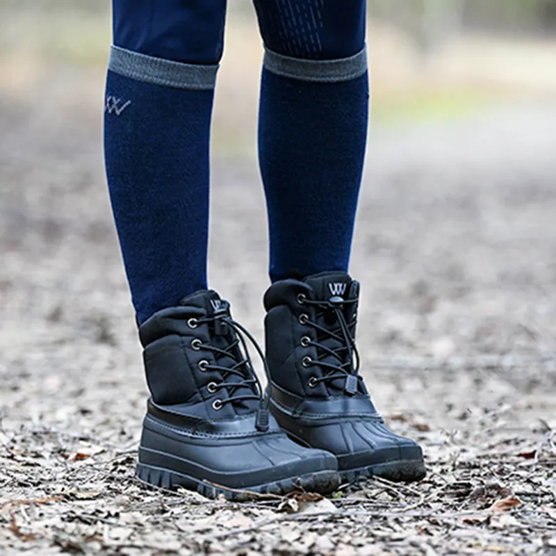Woof Wear Laced Yard Boots - Black-3