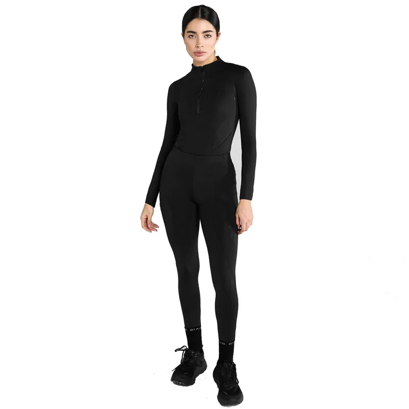 Aztec Diamond Core Long Sleeve Womens Base Layer - Black-8