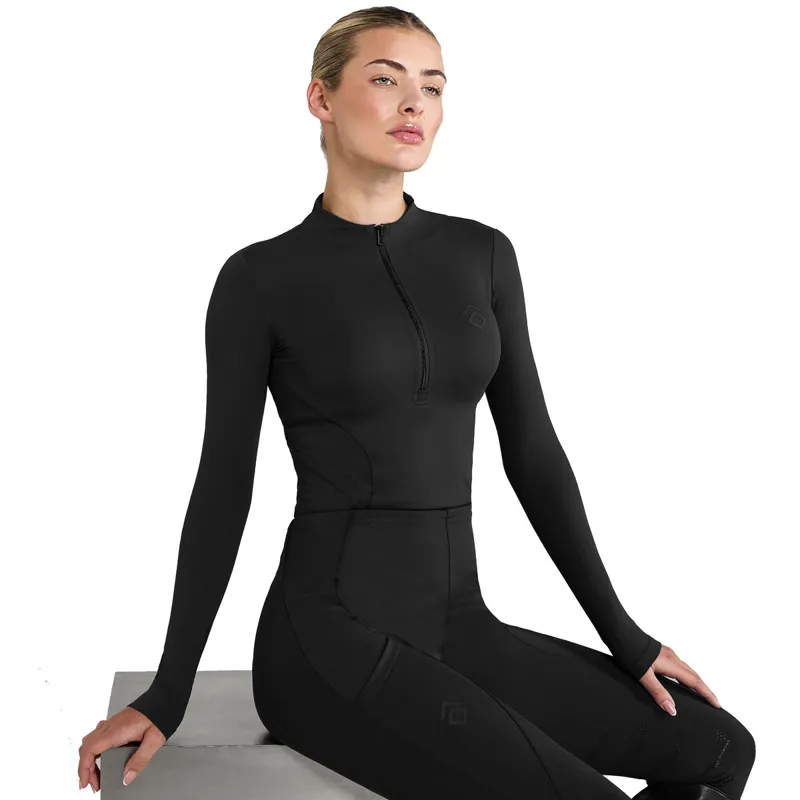 Aztec Diamond Core Long Sleeve Womens Base Layer - Black-4