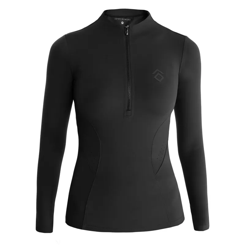 Aztec Diamond Core Long Sleeve Womens Base Layer - Black-2