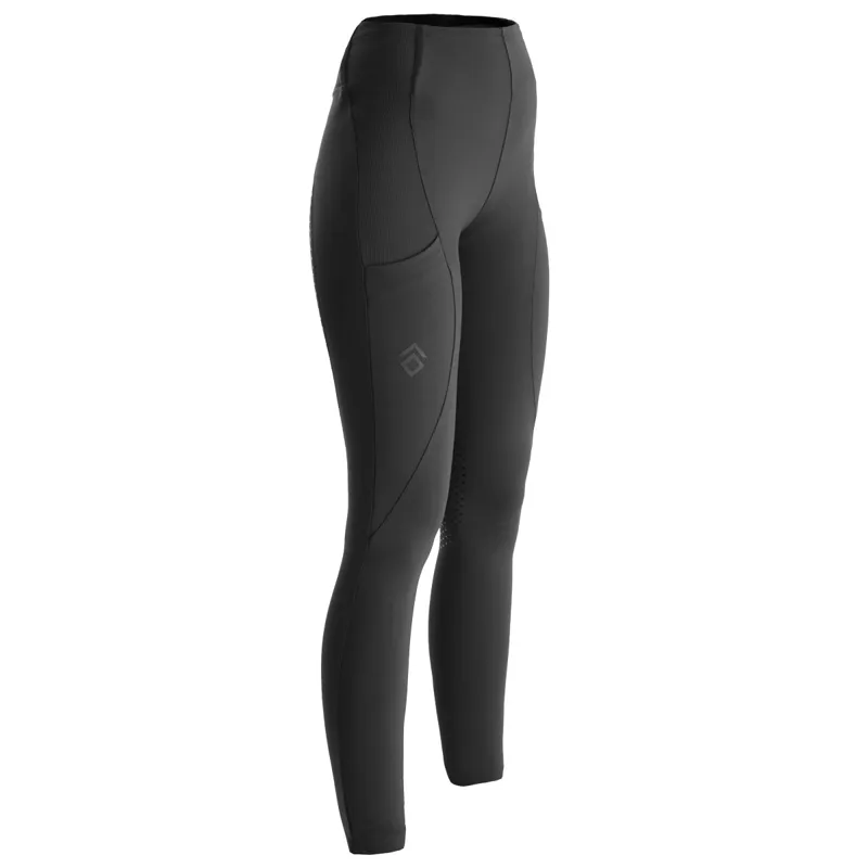 Aztec Diamond Core Full Grip Ladies Riding Leggings - Black-4